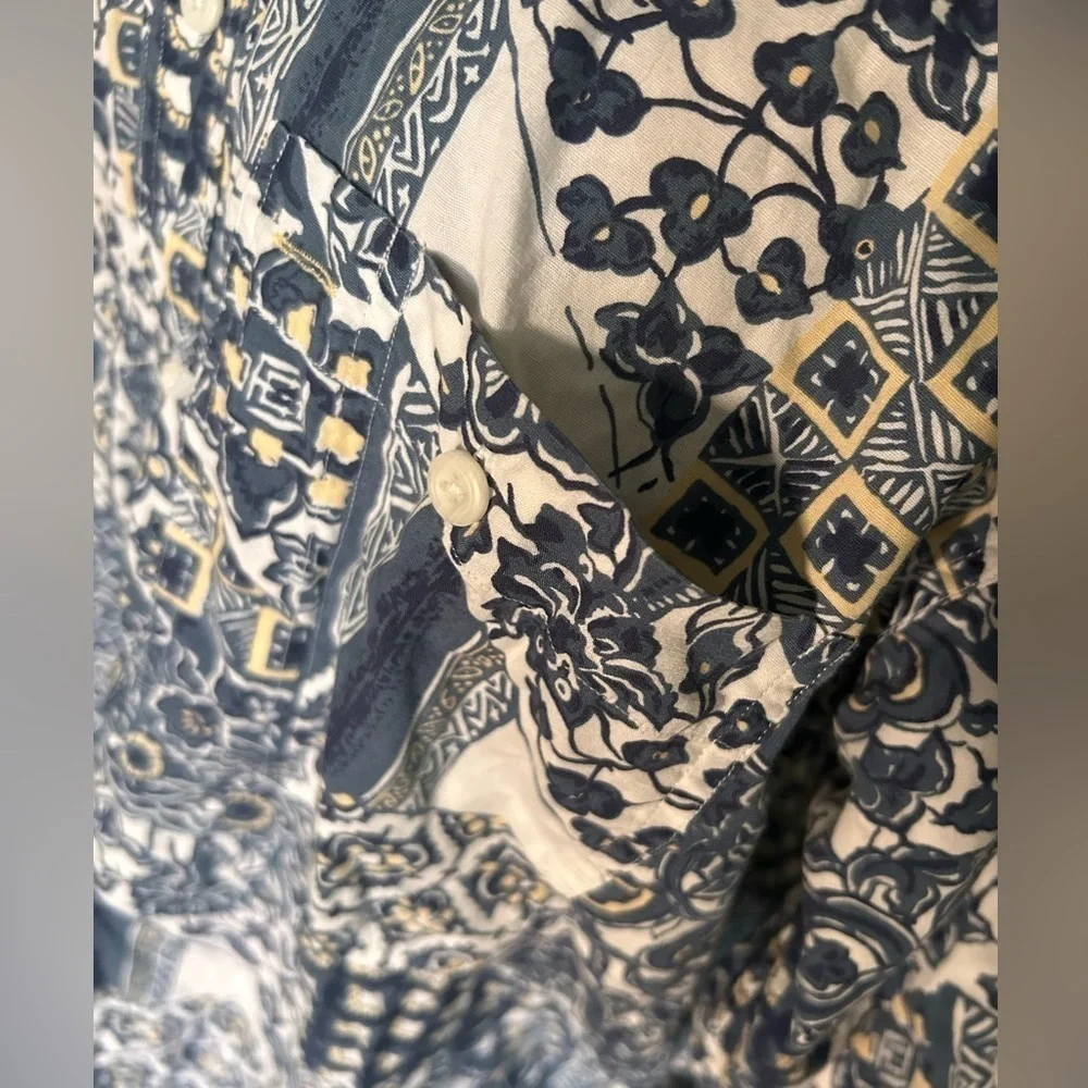 Vintage Gant Abstract Design Button Down Shirt Large - Picture 3 of 5